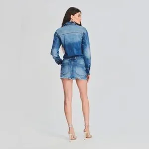 white christmas dresses Laura Denim Dress – SEROYA